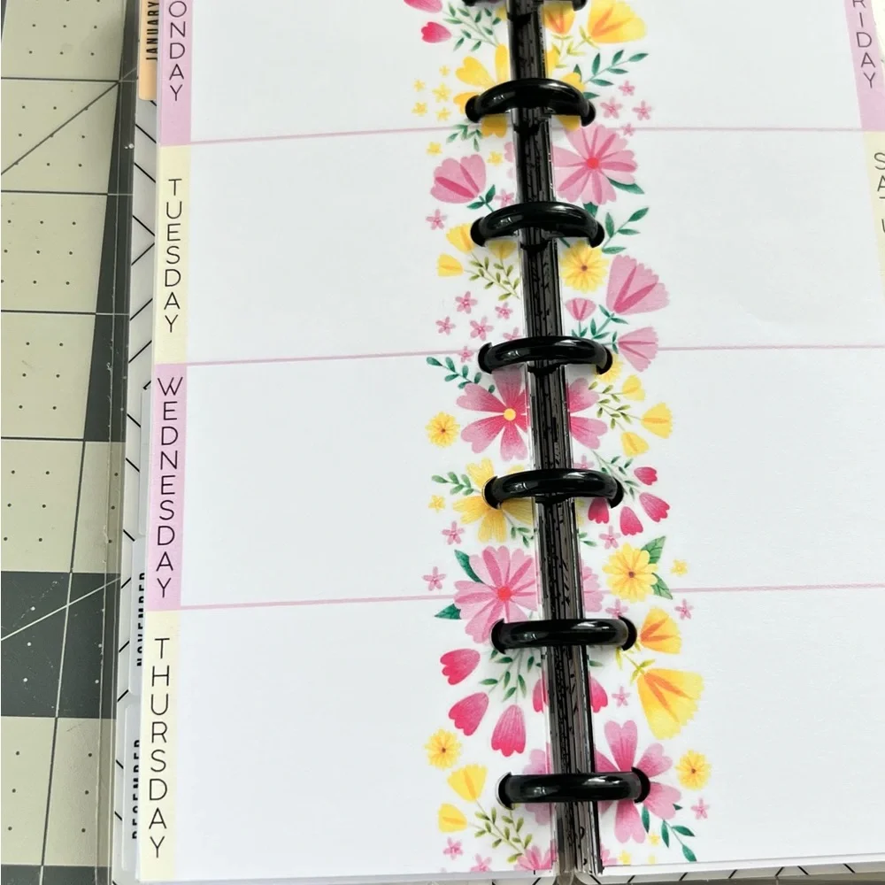 Skinny mini Happy Planner weekly Inserts